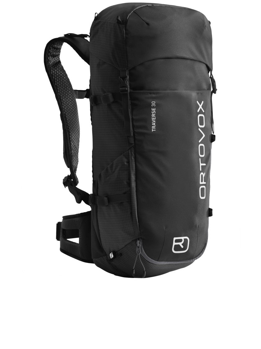 Ortovox Streamlined Black Backpack With Adjustable Straps And Padded Support