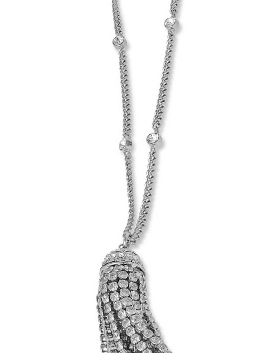 Rabanne Rhinestone-Embellished Pendant Necklace