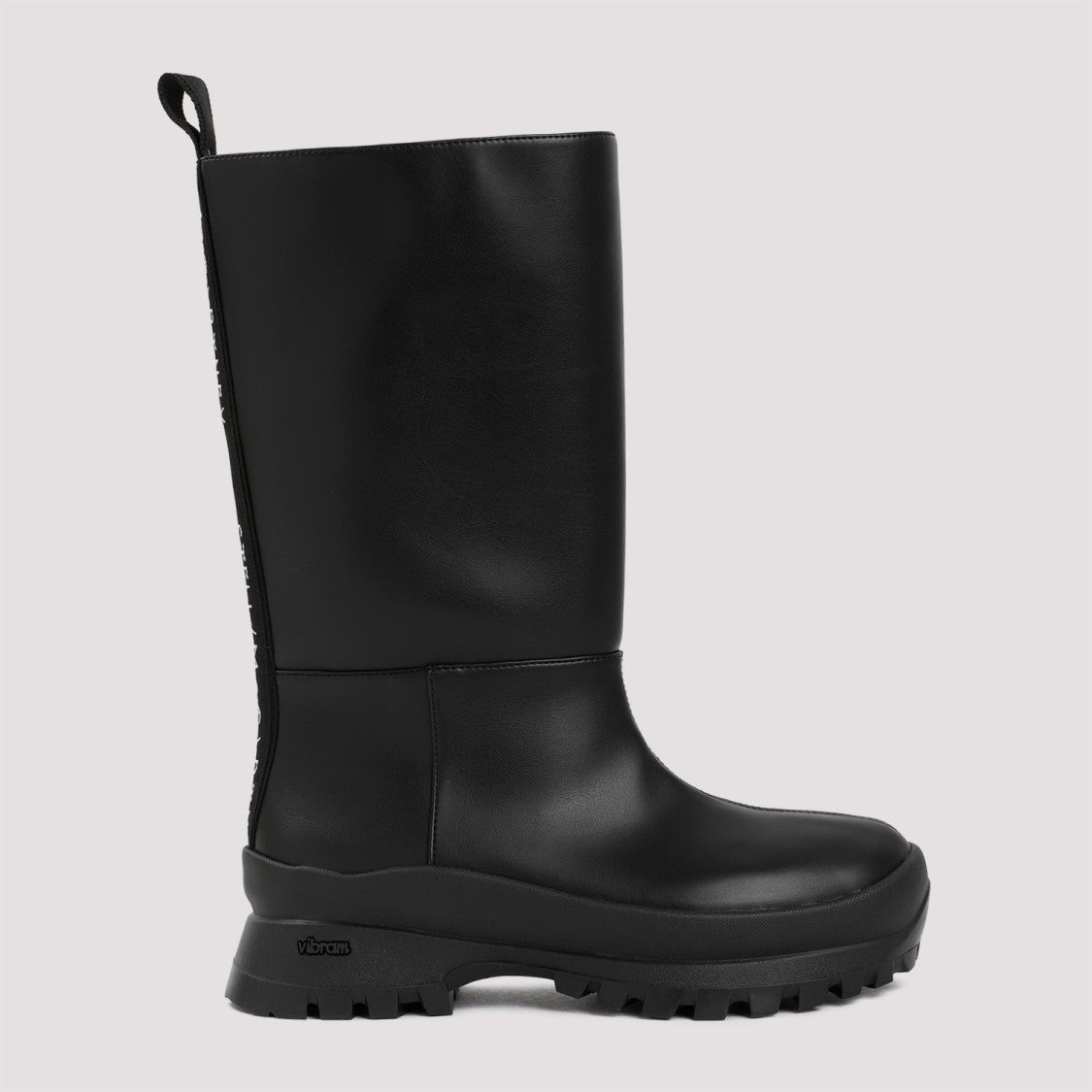 Stella Mccartney Black Alter-Leather Trace Tubo Boots