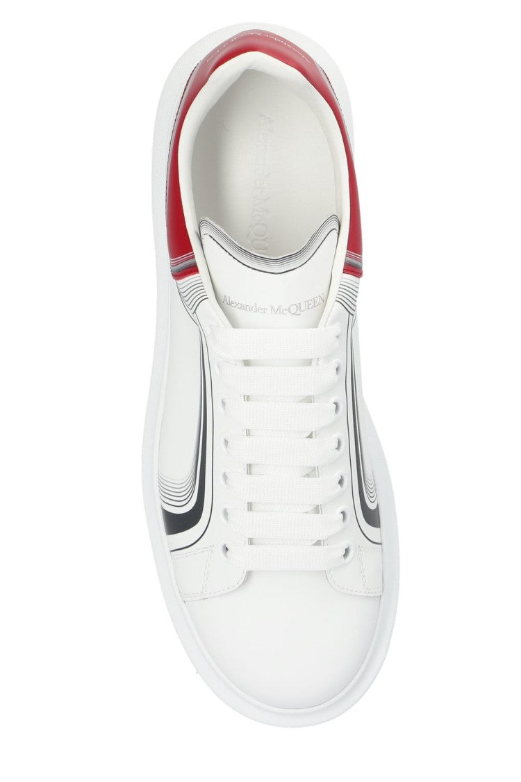 Alexander Mcqueen Smooth Leather Sneakers With Sole