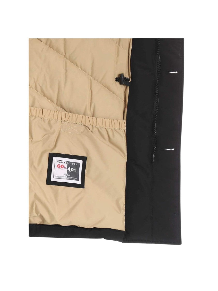 Woolrich Classic Black Parka With Detachable Fur Hood