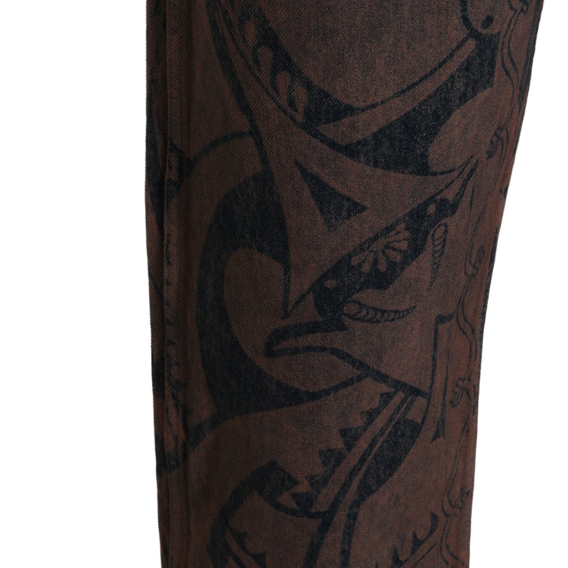 Vivienne Westwood Abstract Tribal Print Straight-Leg Jeans
