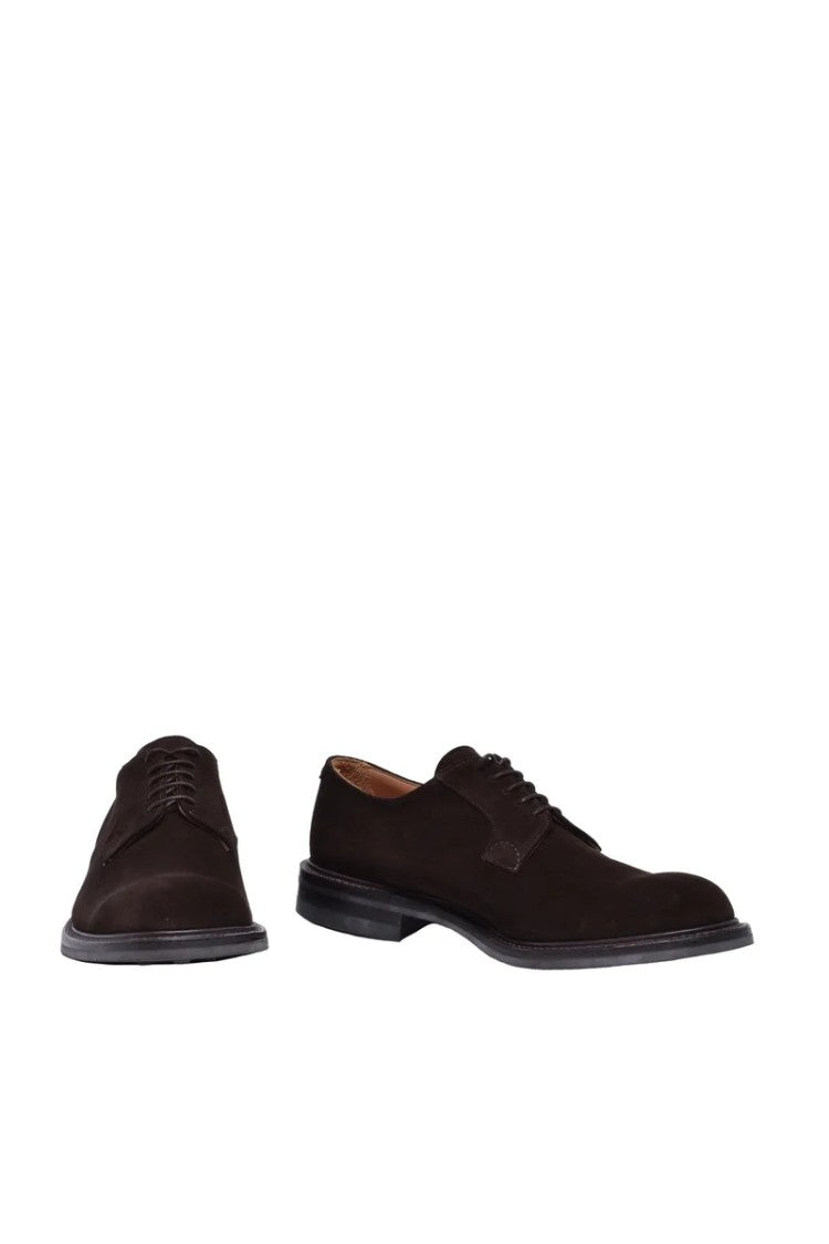 Joseph Cheaney & Sons Suede Lace-Up Shoes - Brown