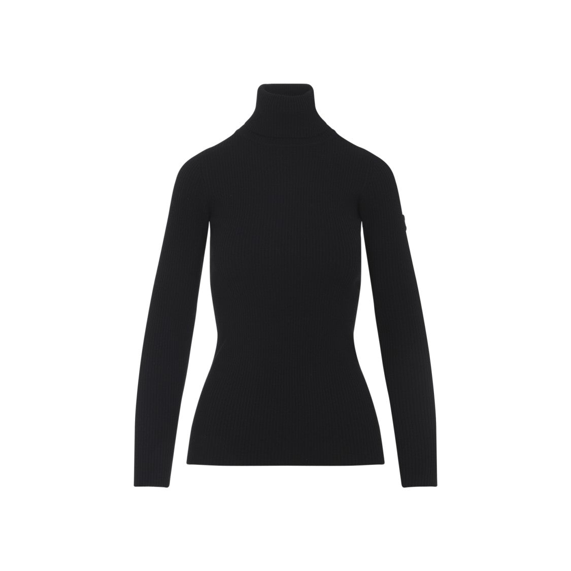 Yves Salomon Fitted Long-Sleeve Turtleneck Sweater With Ribbed Knit Texture