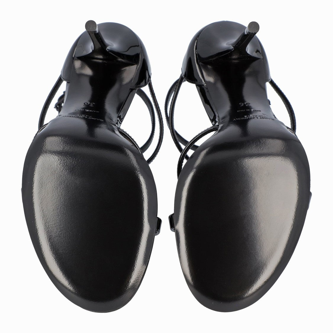 Saint Laurent Cassandra Sandals Black