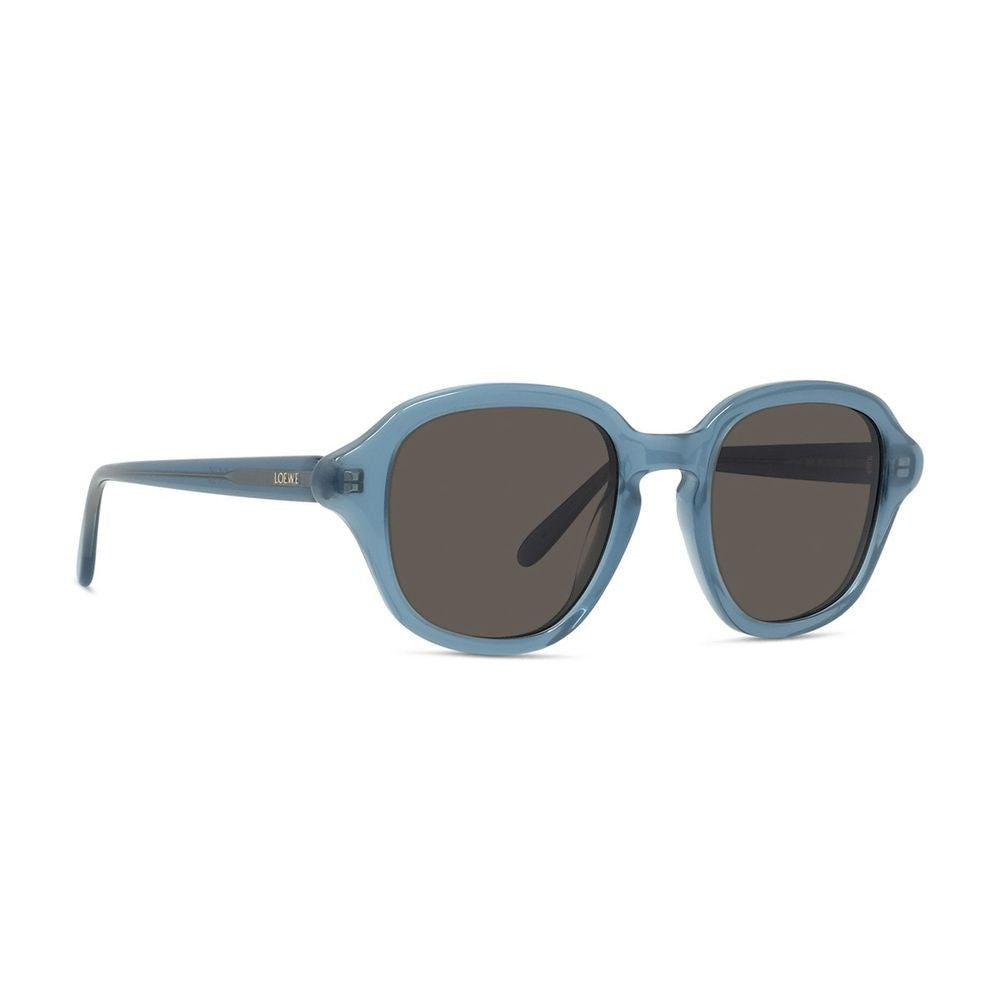 Loewe Slim Square Frame Sunglasses With Glossy Finish
