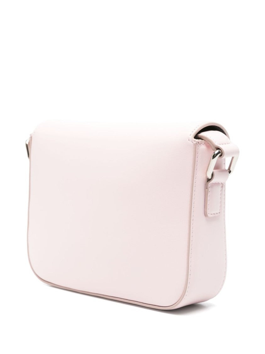 Coperni Light Pink Shoulder Bag With Clasp Fastening And Adjustable Strap