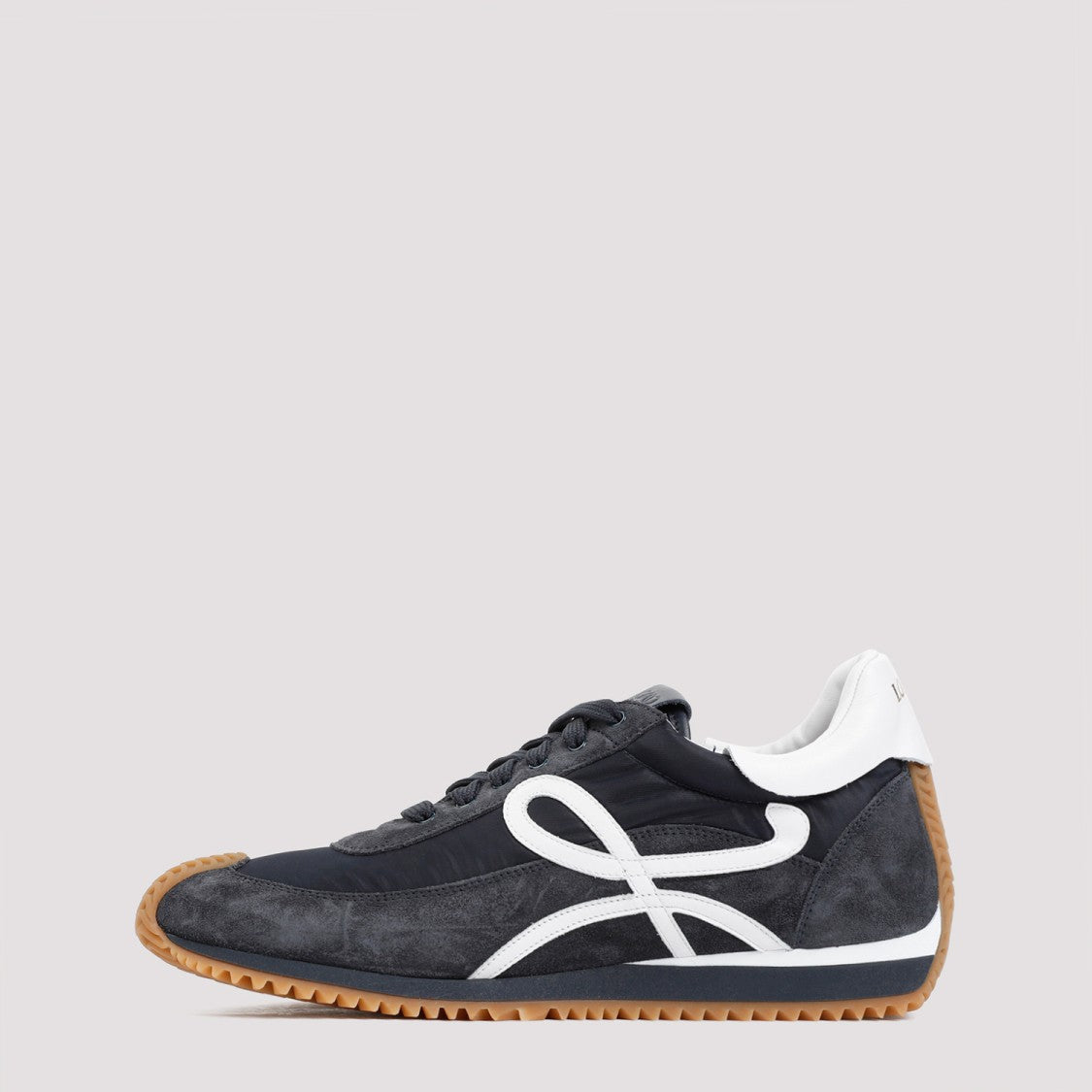 Loewe Flow Runner Dark Navy Suede Leather Sneakers
