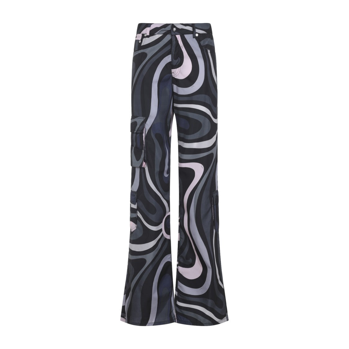 Pucci Wide Leg Trousers With Abstract Pattern
