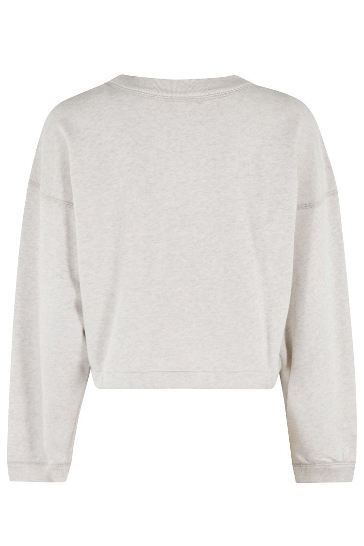 Isabel Marant Étoile Boxy Sweatshirt With Velvet Logo Detail