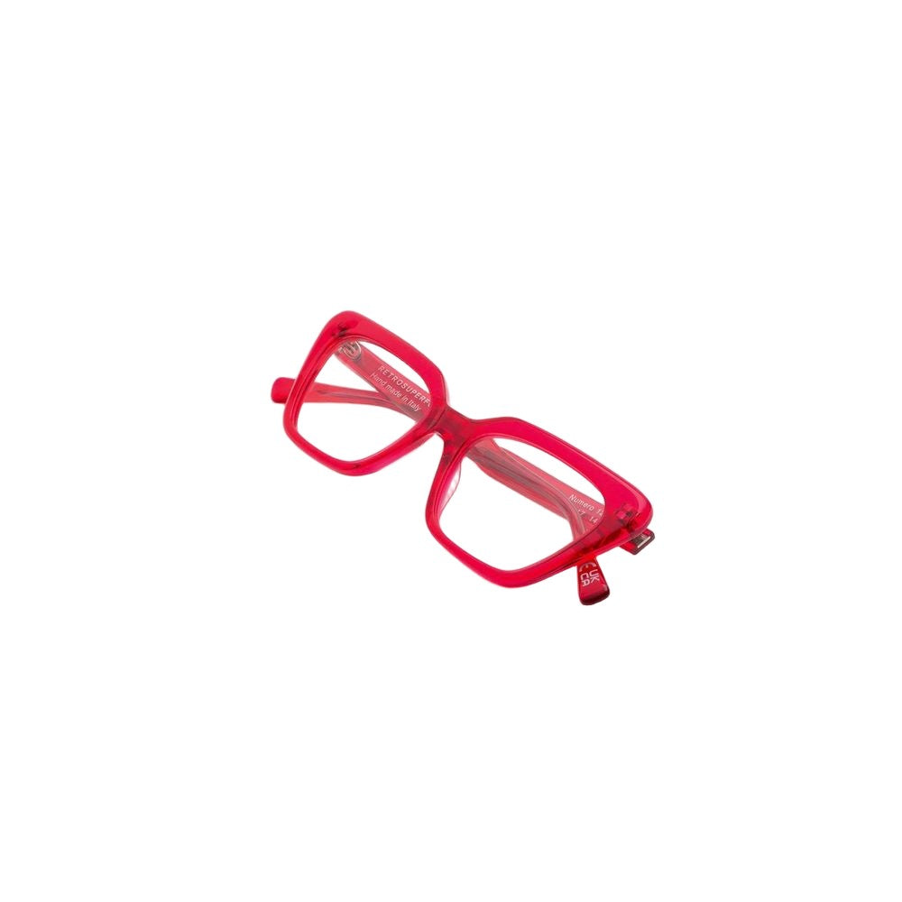 Retrosuperfuture Numero 122 Red Cat-Eye Sunglasses In Transparent Red Acetate