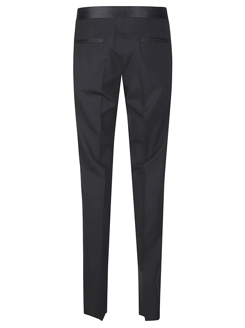 Lardini Black Soiree Virgin Wool Pants