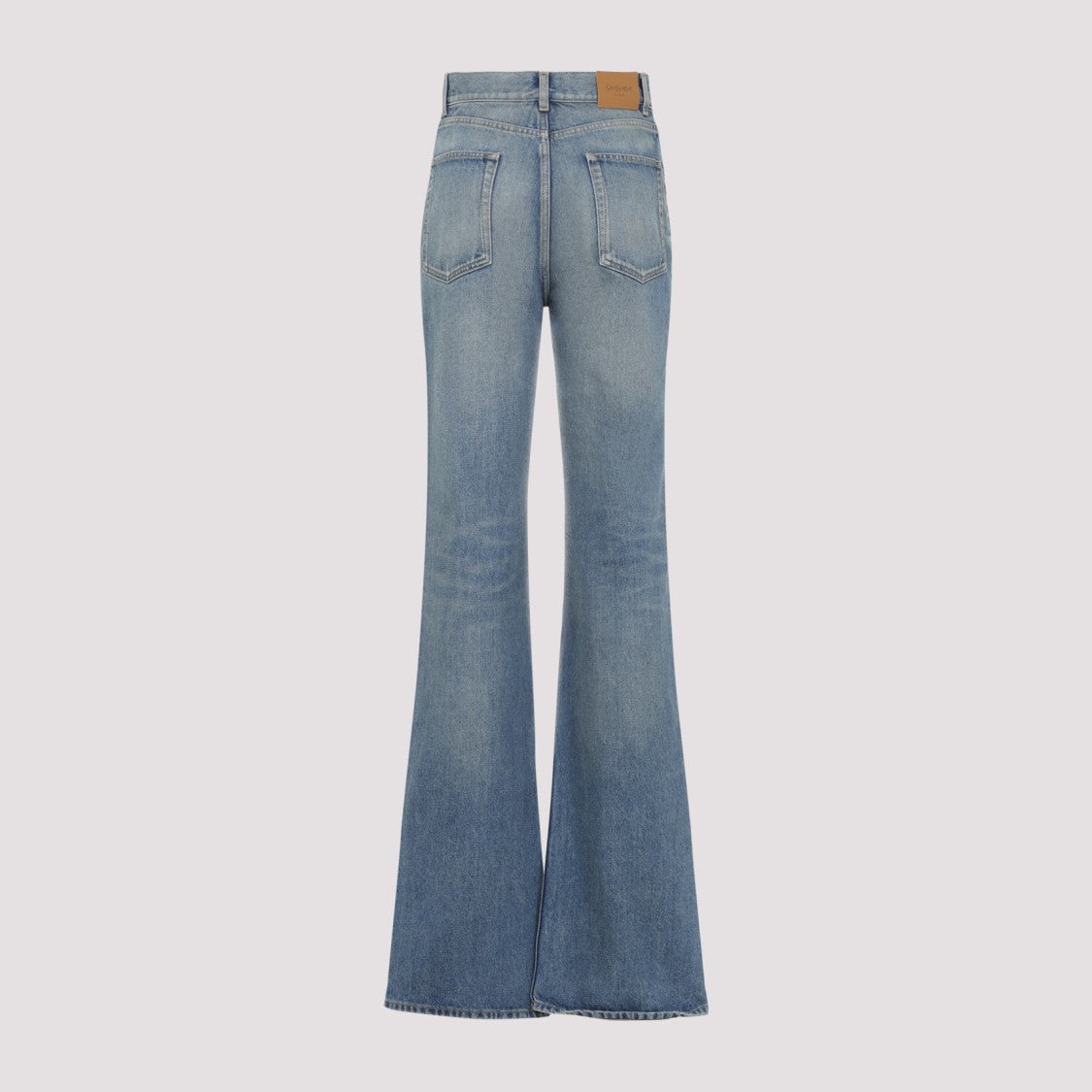 Saint Laurent High-Waisted Flared Denim Jeans
