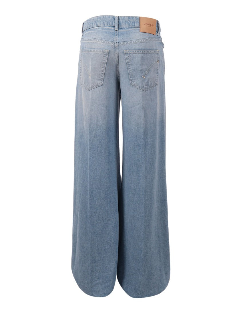 Dondup Marlen Wide Leg Denim Jeans