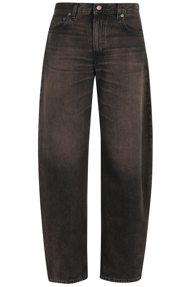 Haikure Relaxed-Fit High-Waist Jeans With Vintage Wash Effect