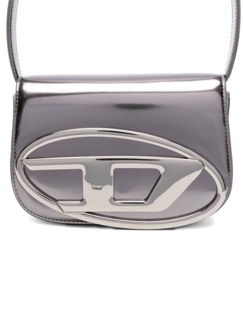 Diesel Glossy Metallic Finish Diesel Shoulder Bag