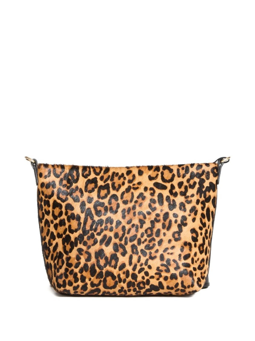 Mc2 Saint Barth Bold Leopard Print Handbag
