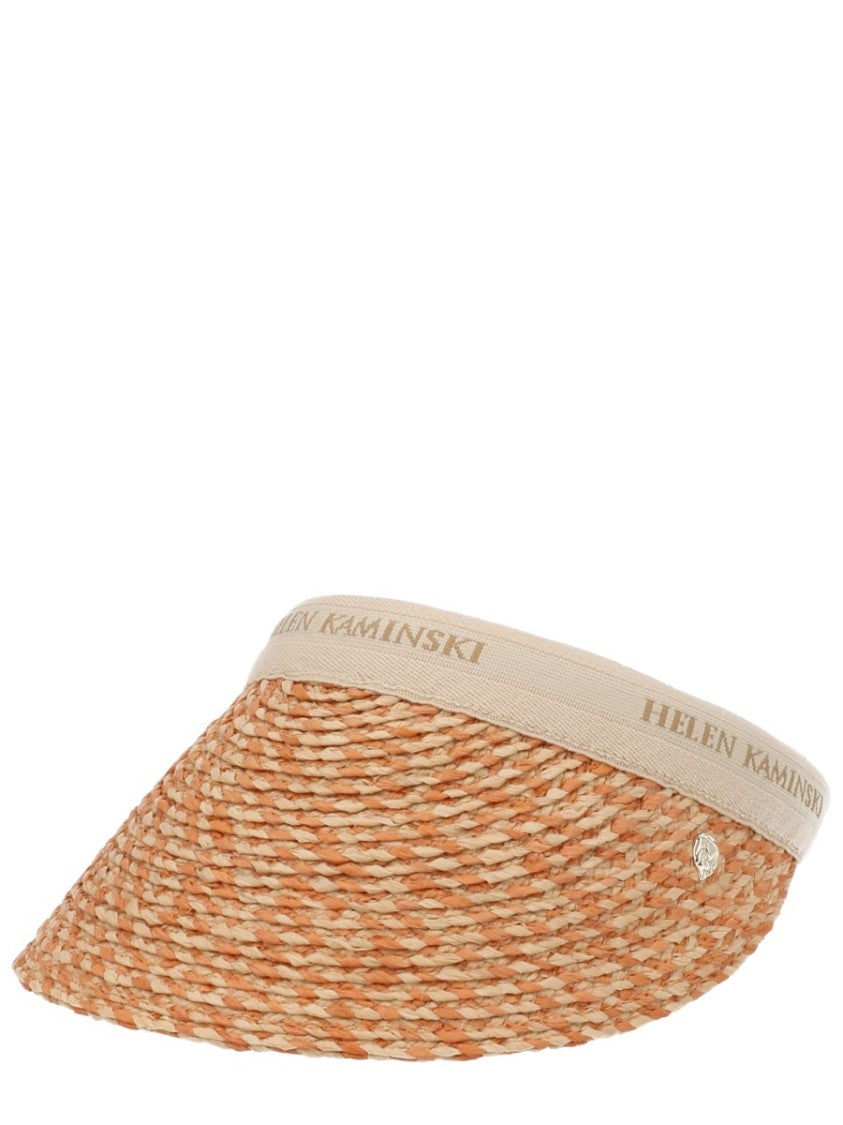 Helen Kaminski Bianca 10 Light Brown Visor Hat