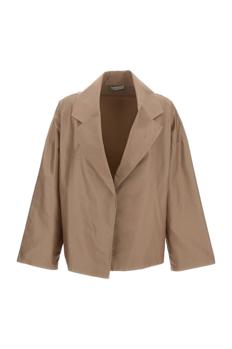 Dusan Oversized Open-Front Cotton Jacket