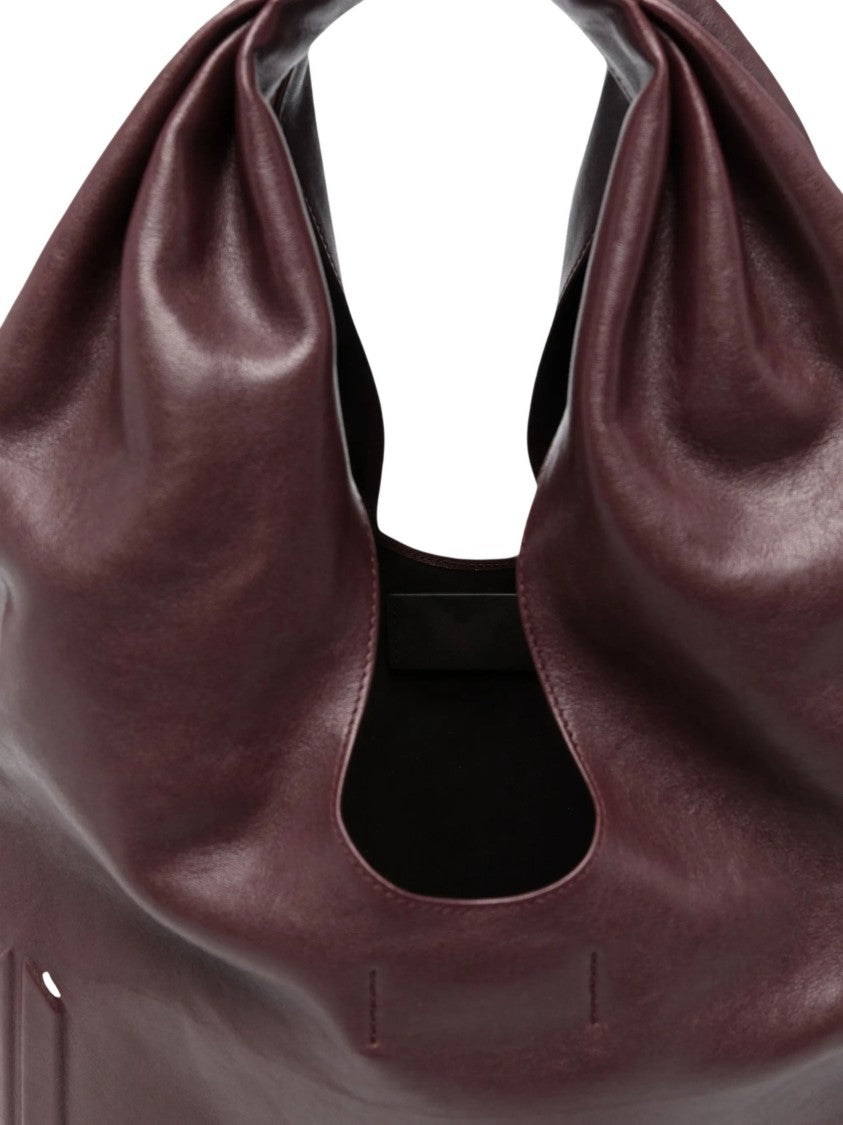 Maison Margiela Large Slouchy Glossy Leather Shoulder Bag