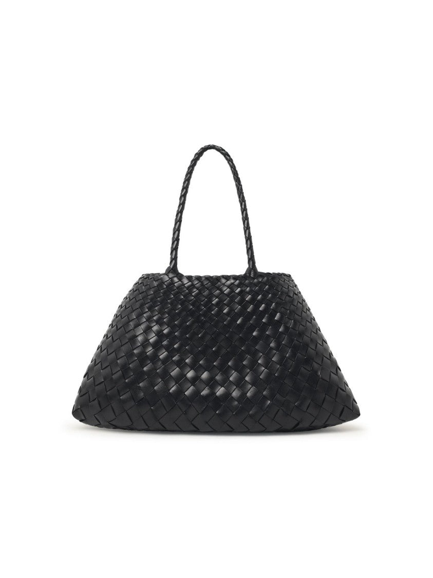 Dragon Diffusion 'Santa Croce Big' Black Leather Bag