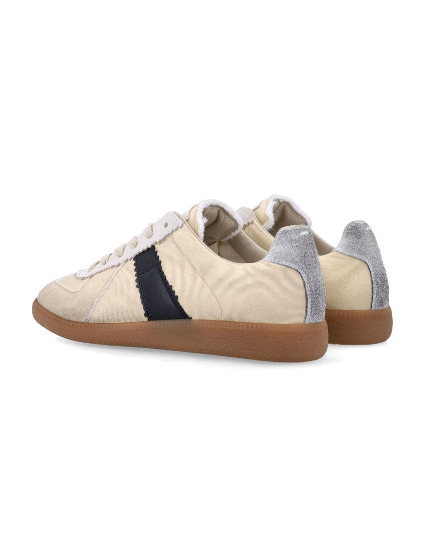 Maison Margiela Replica Beige Low-Top Sneakers