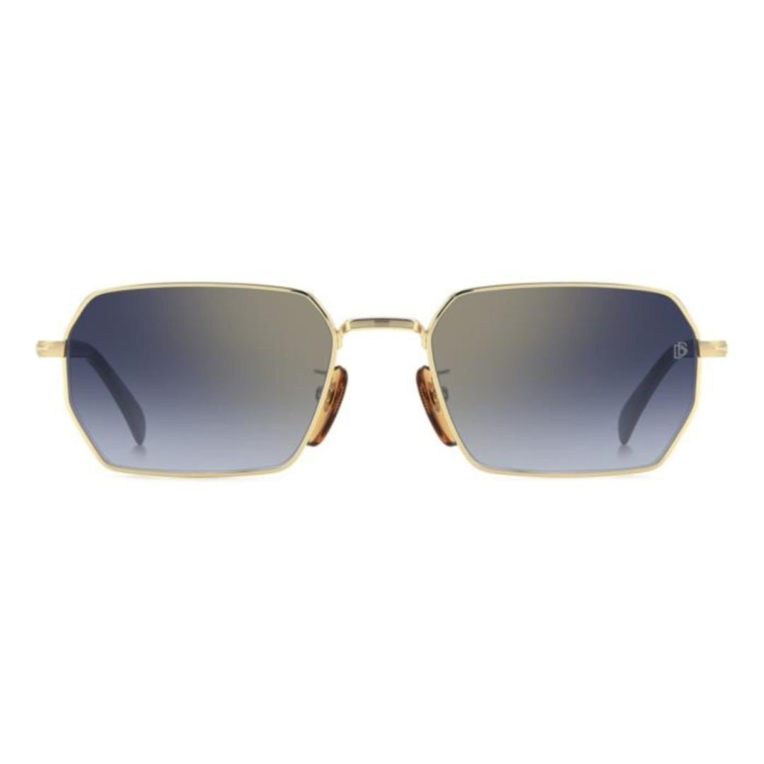 David Beckham Db1174/S Geometric Gradient Metal Sunglasses