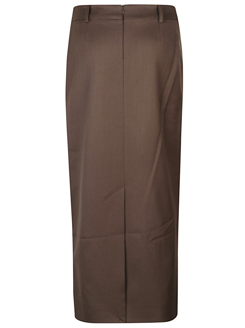 The Frankie Shop Alrose Midi Skirt