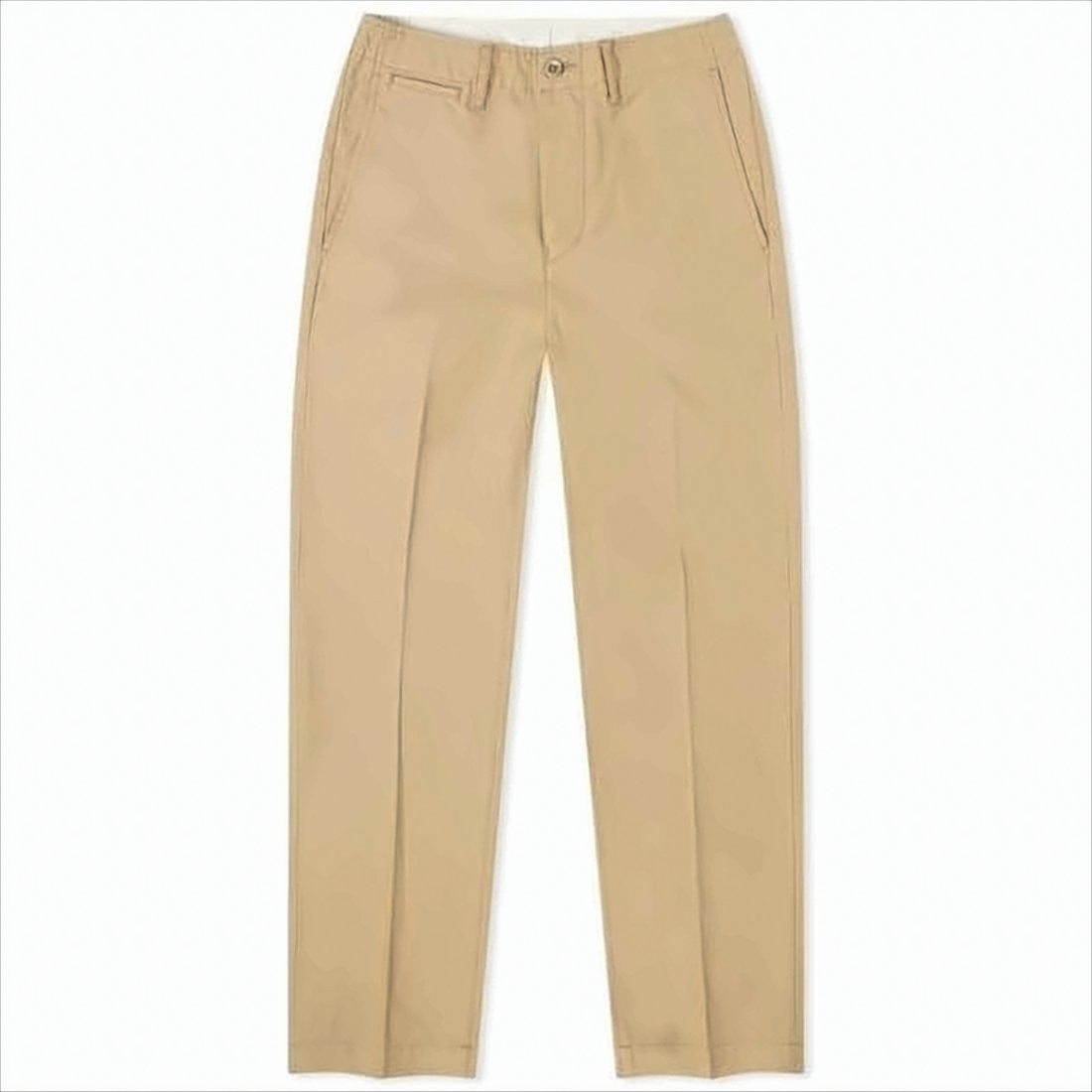Visvim Pressed-Crease Brown Tailored Straight Pants