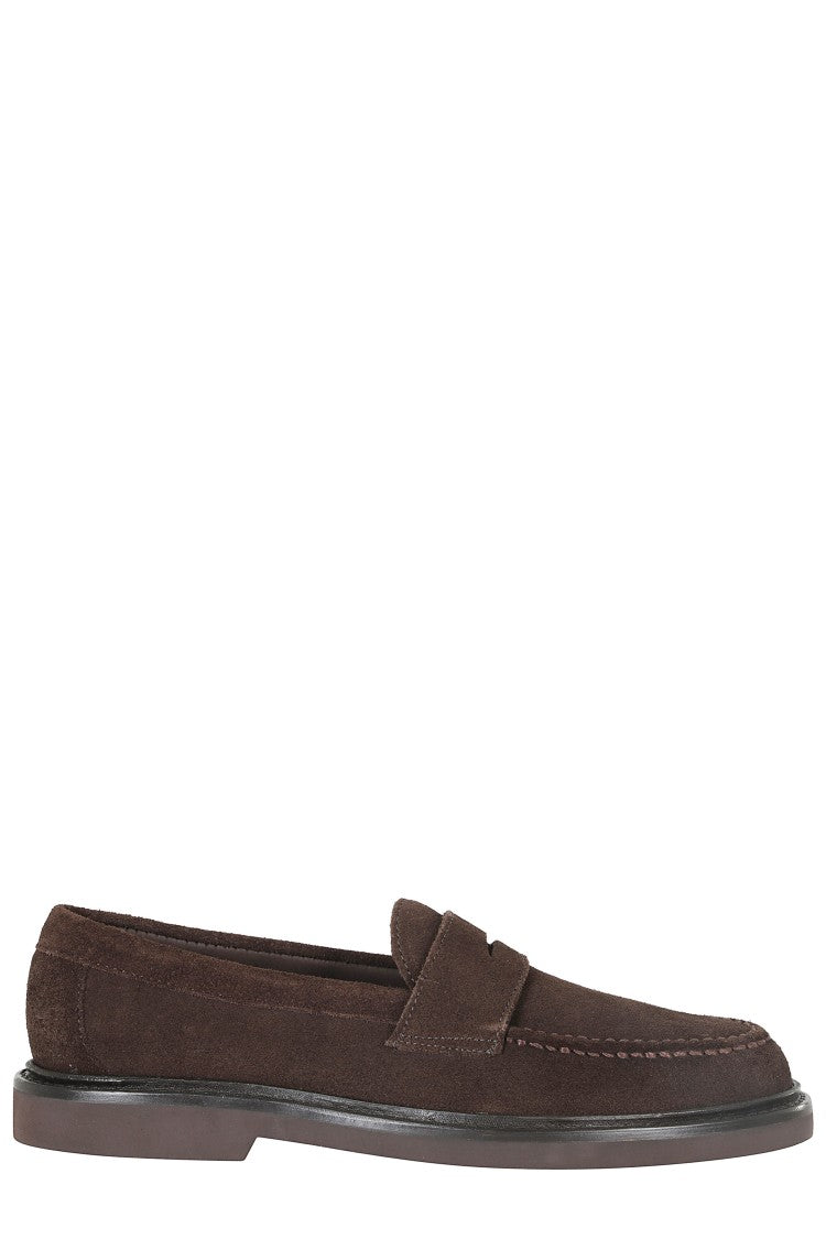 Sebago Total Dark Brown Bryan Unlined Suede Moccasin Loafers