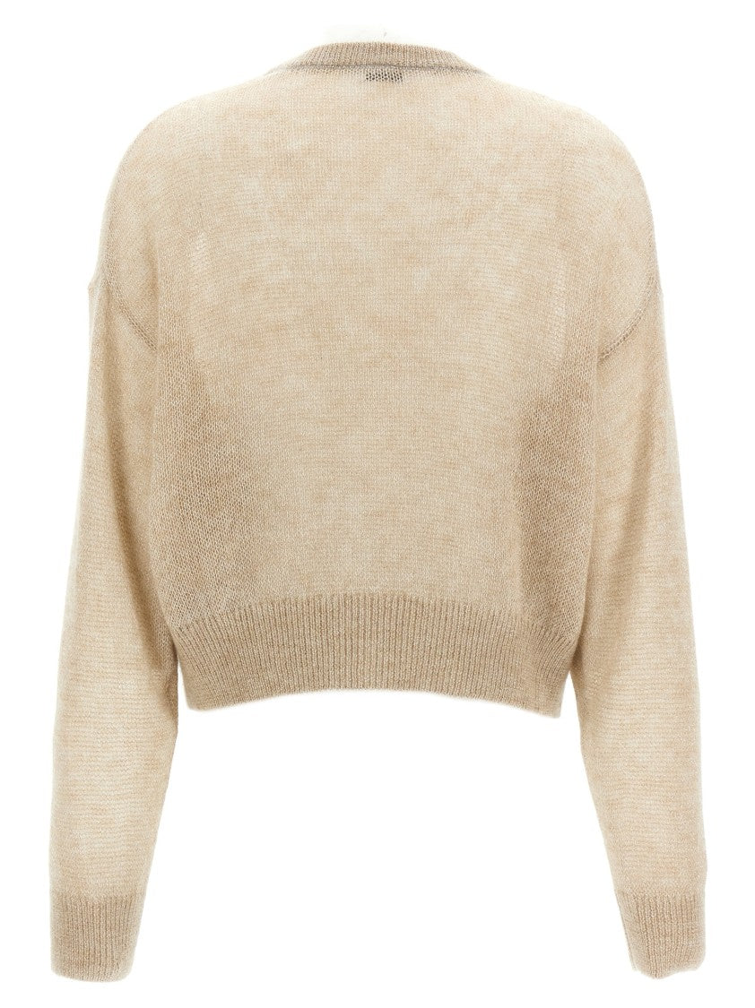 Brunello Cucinelli Lurex Mohair Blend Sweater