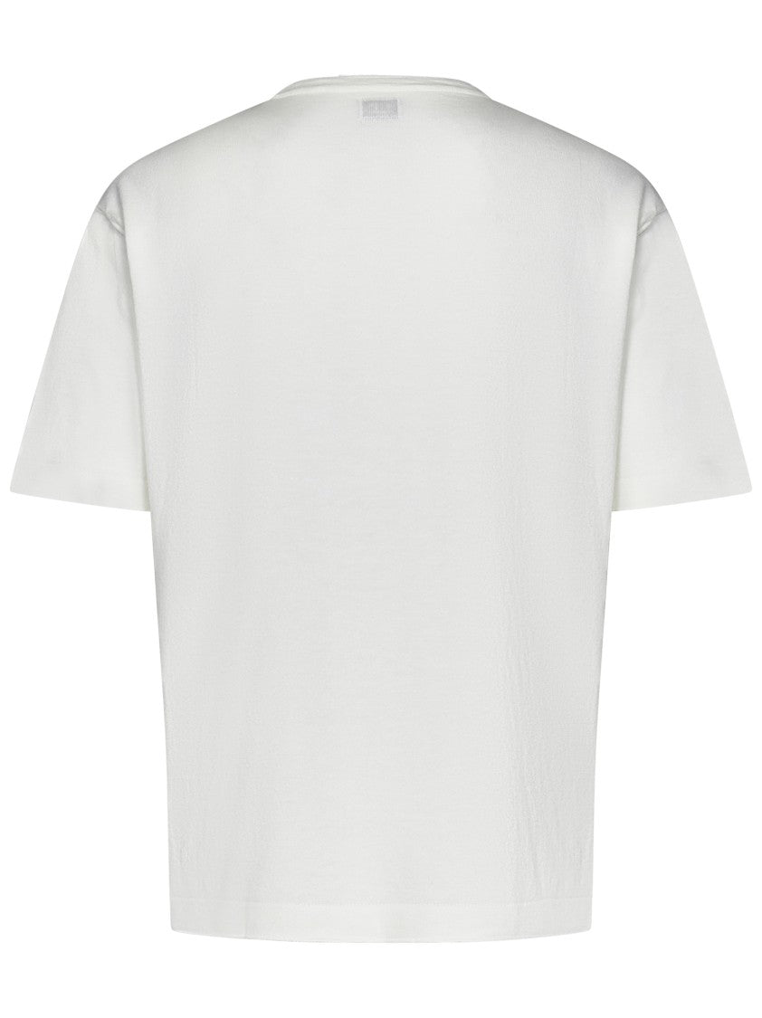 C.P. Company Relaxed Fit White Sea Island Cotton T-Shirt
