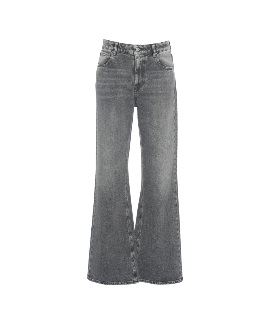 Ag Jeans Flared Denim Jeans With Vintage Wash