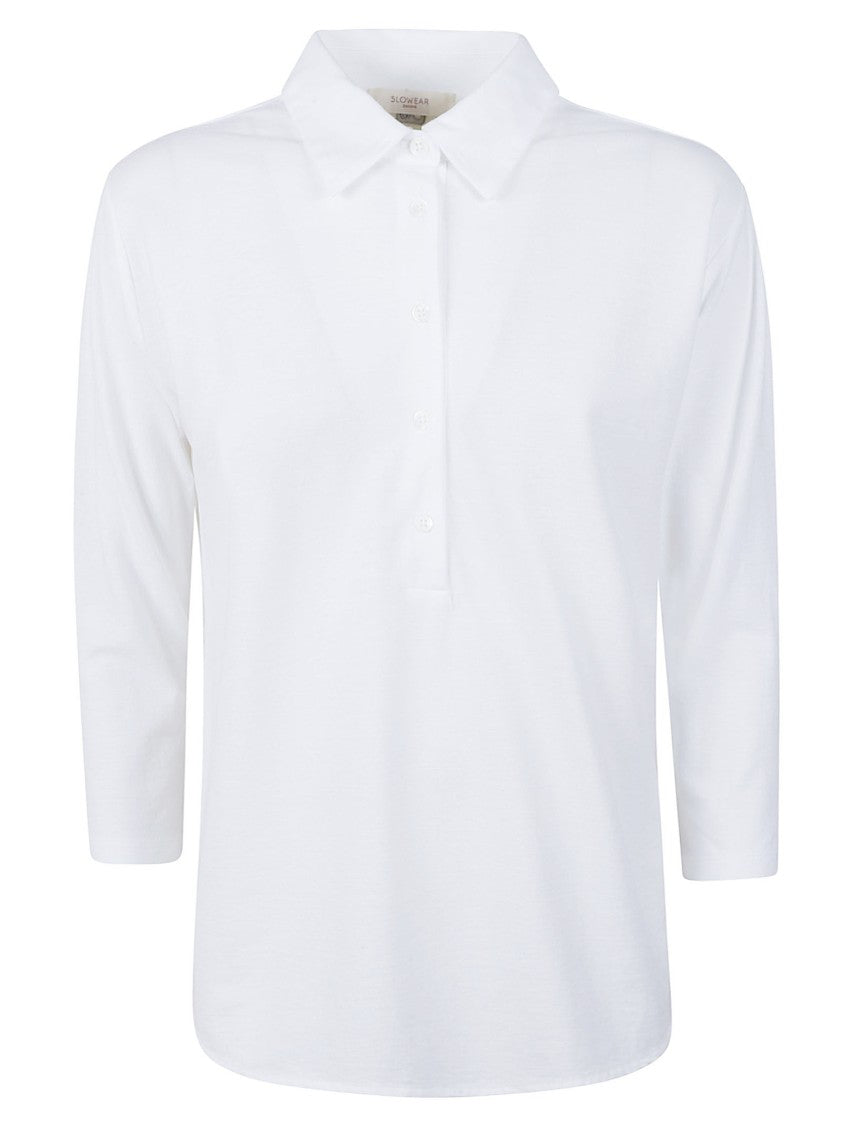 Zanone Relaxed Fit Cotton Shirt With Classic Collar