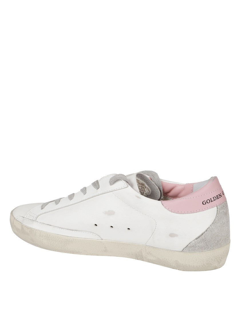 Golden Goose Low-Top Sneakers With Vintage Distress
