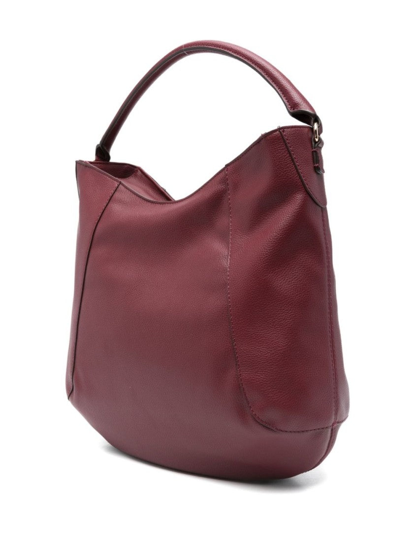 Liu Jo Structured Red Shoulder Bag With Zip Closure