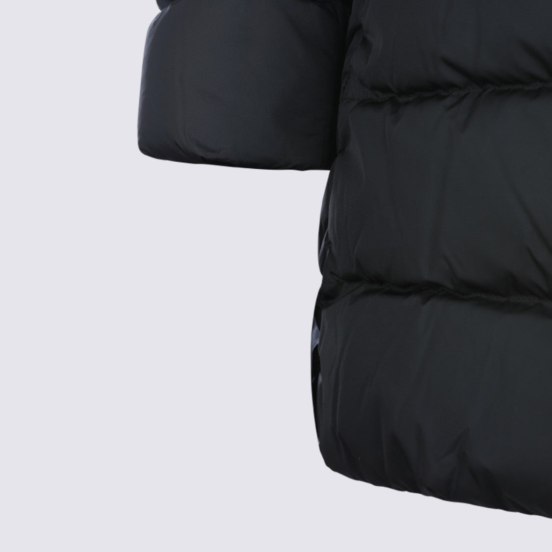 Herno Quilted Down Coat With High Collar