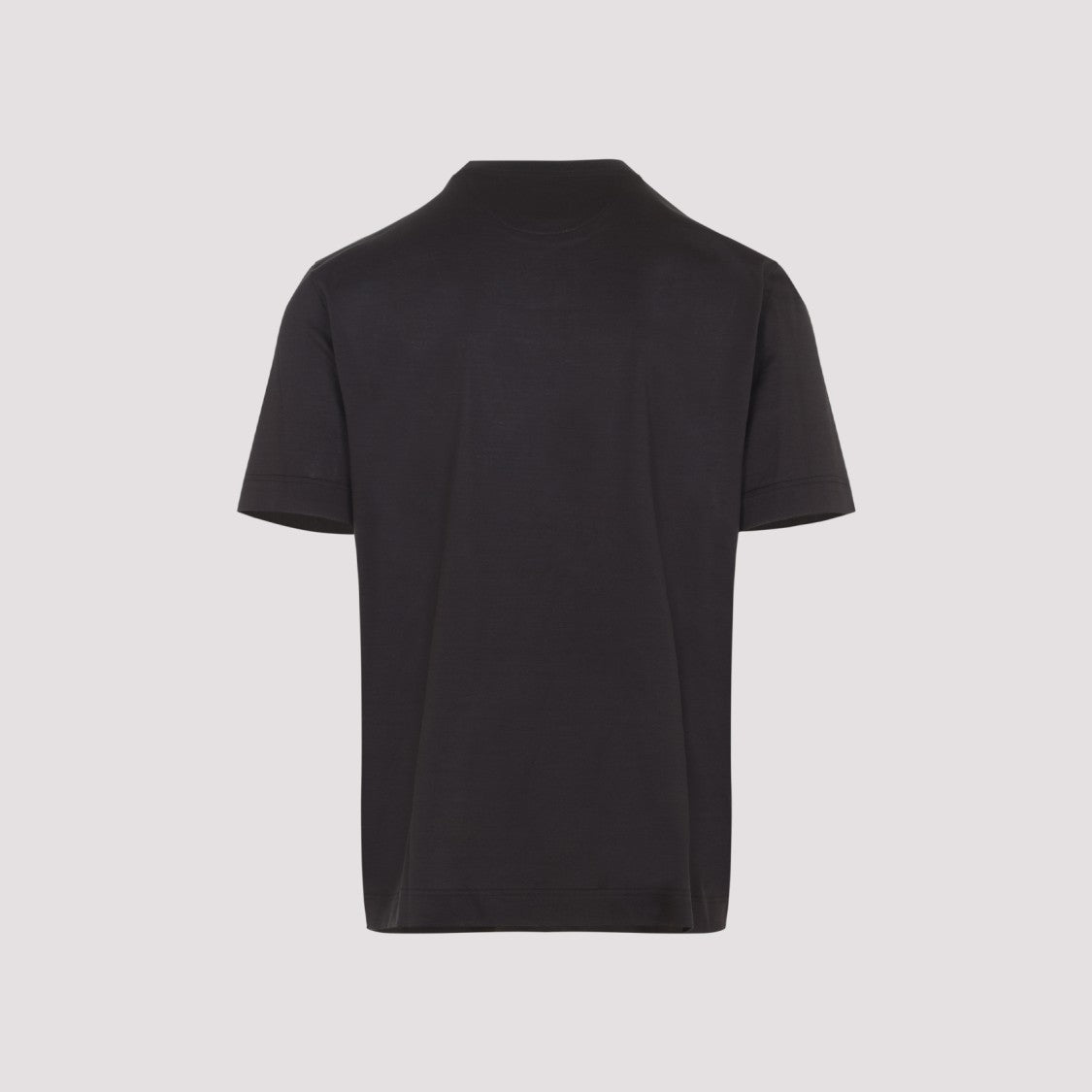 Paul Smith Classic Fit Black T-Shirt With Multicolored Striped Detailing