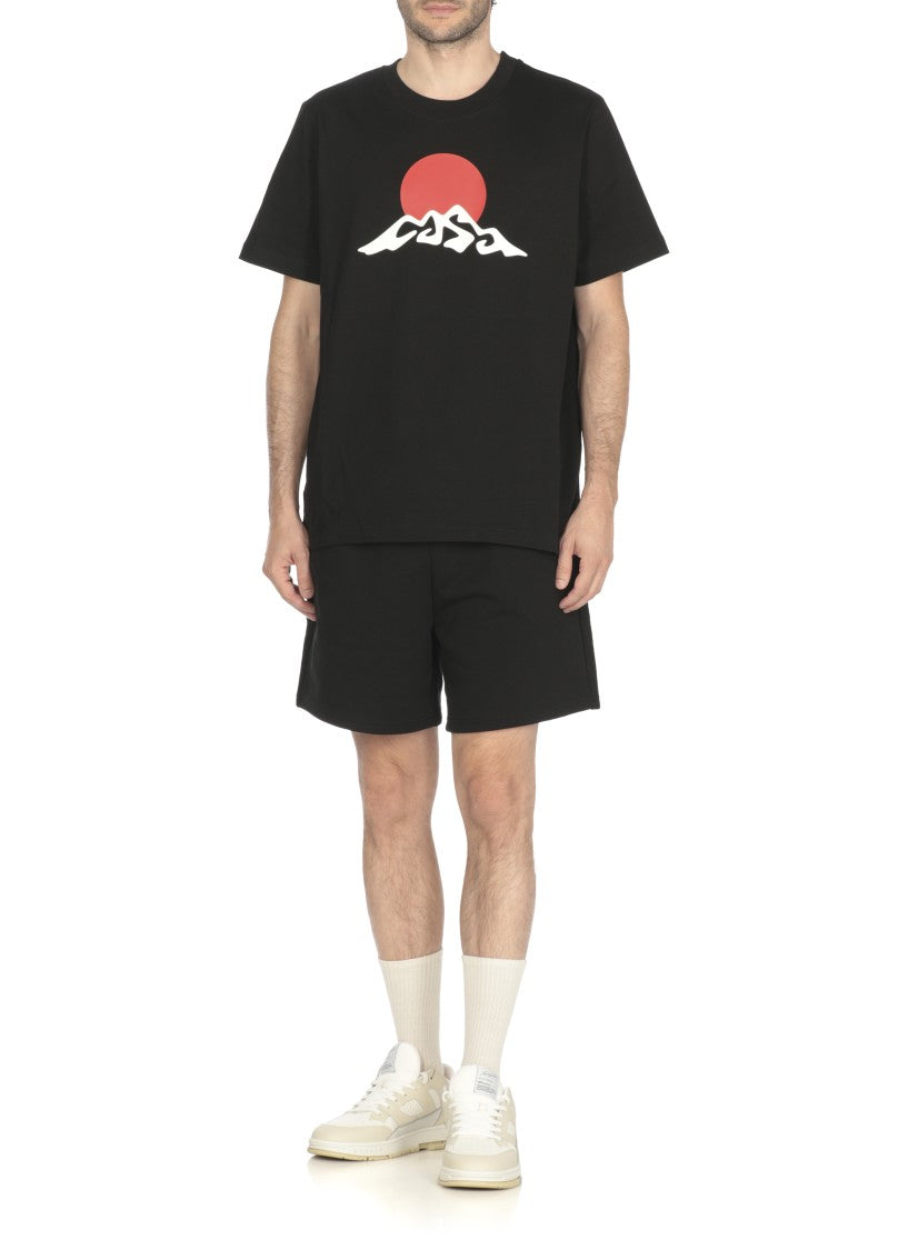 Casablanca Montagne White Snow T-Shirt