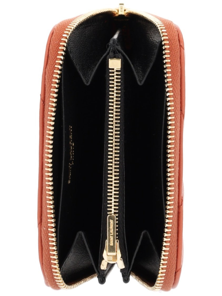 Saint Laurent Cassandre Leather Coin Purse