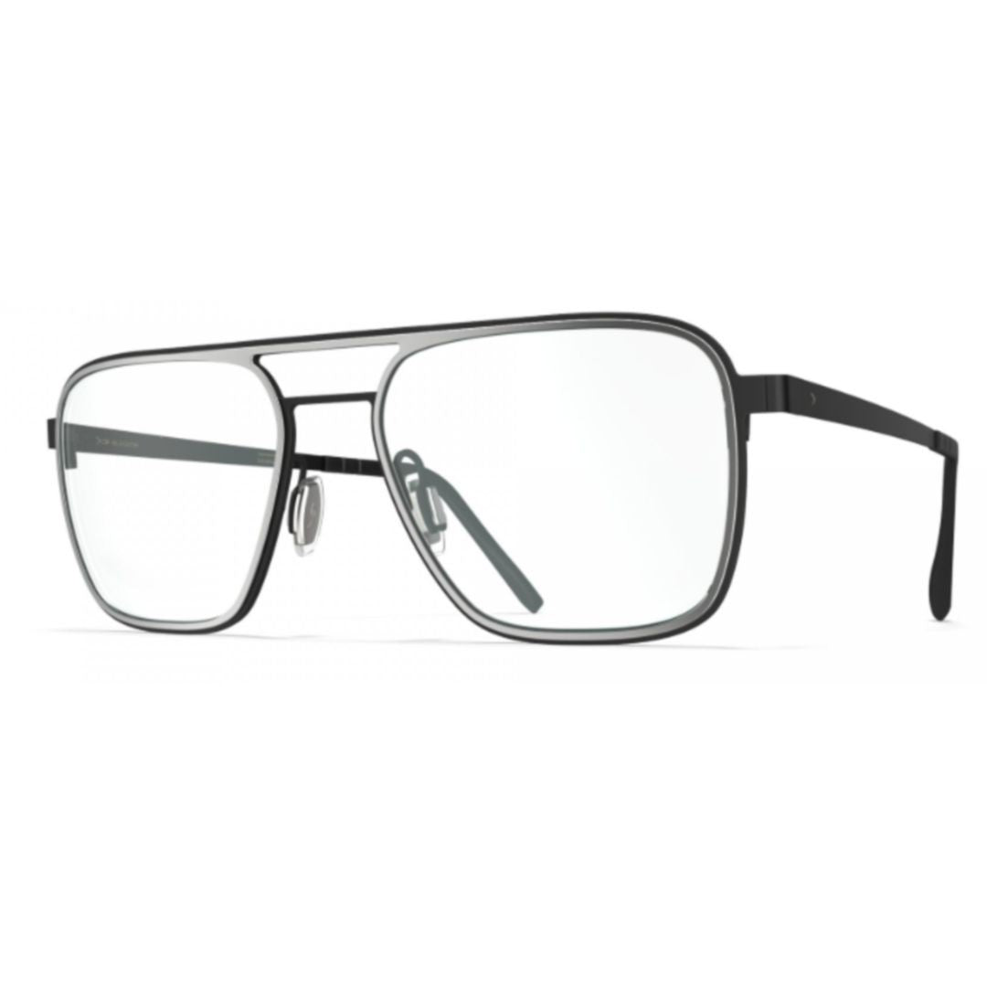 Blackfin Bf868 Ventura Rectangular Frame Beta-Titanium Eyeglasses With Double Bridge Design
