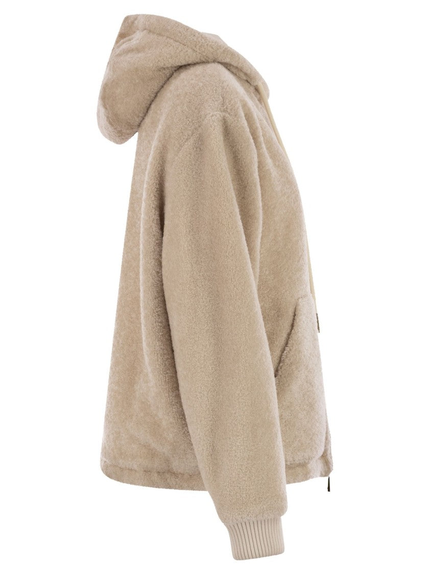 Moncler Reversible Padded Sweatshirt With Hood