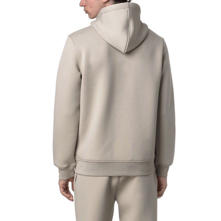 K-Way Beige Scuba Fabric Sweatshirt With Hood