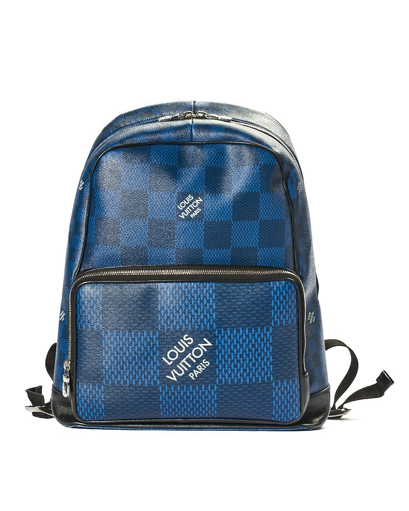 Louis Vuitton Campus Gm Backpack Damier Giant Blue