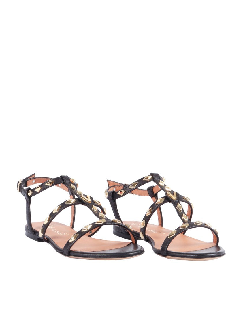Via Roma 15 Sandalo Rombetti Pyramid Stud Sandals