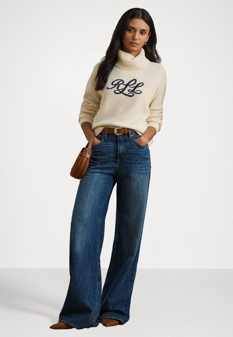 Lauren Ralph Lauren Refined Long Sleeve Pullover With Embroidered Logo