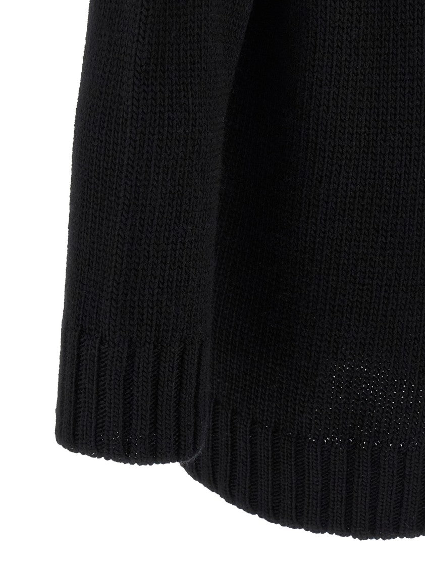 Yohji Yamamoto Macramé Insert Sweater