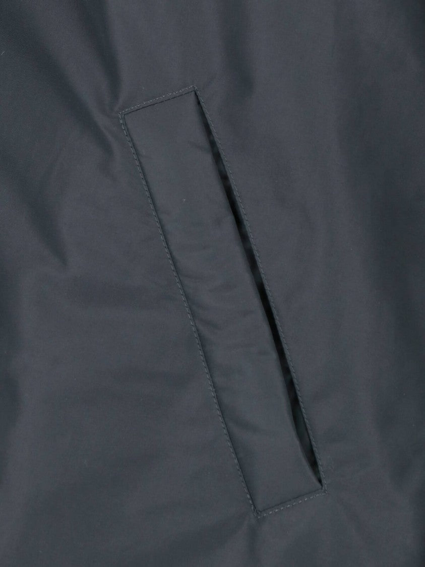 Cape Concept Dark Grey Water-Repellent Econyl-Cotton Hooded Jacket