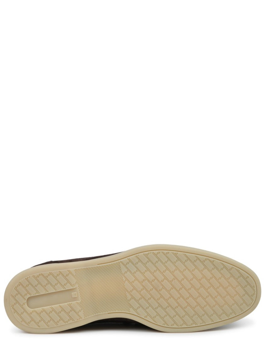 Mille885 Brown Suede Leather Casual Loafers