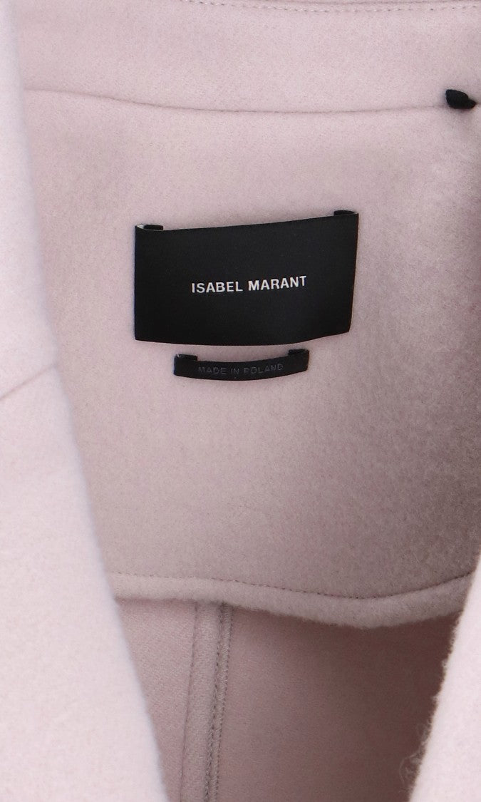 Isabel Marant Boxy Pink Jacket With Double-Breasted Front